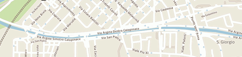 Mappa della impresa citroflor di gla face sas  a REGGIO CALABRIA