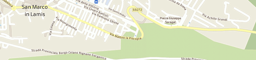 Mappa della impresa gargano 900 padre pio di rachele napolitano e michelina napolitano snc a SAN MARCO IN LAMIS
