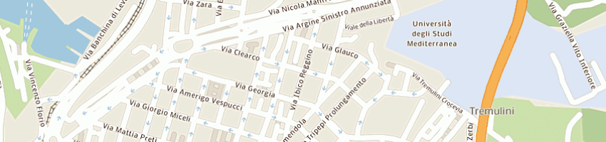 Mappa della impresa ibico snc di fedele e bagnato  a REGGIO CALABRIA