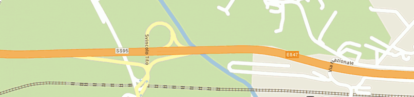 Mappa della impresa sda express courier spa a TITO