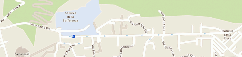 Mappa della impresa albergo ristorante la bellavista a SAN GIOVANNI ROTONDO