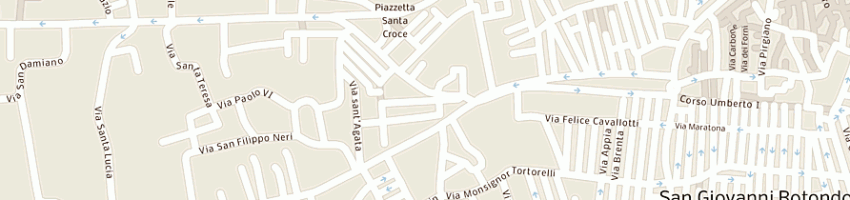 Mappa della impresa primo vere sas a SAN GIOVANNI ROTONDO