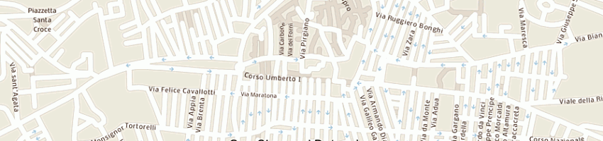 Mappa della impresa associazione volontari italiani sangue a FOGGIA