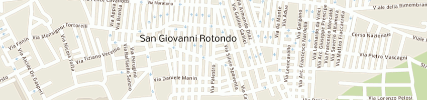 Mappa della impresa impagliatelli donato a SAN GIOVANNI ROTONDO