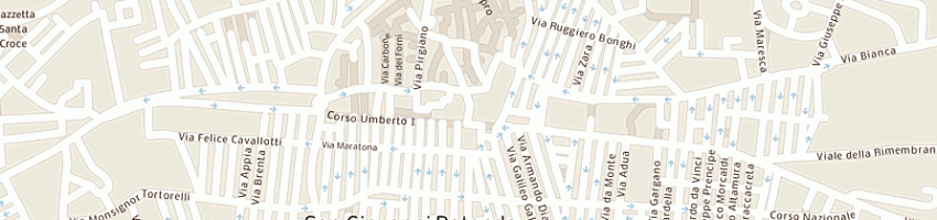 Mappa della impresa impagliatelli rosanna a SAN GIOVANNI ROTONDO