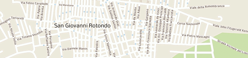Mappa della impresa ristorante pizzeria la chimera a SAN GIOVANNI ROTONDO
