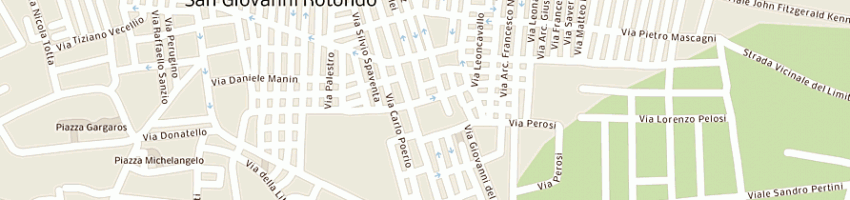 Mappa della impresa condominio complesso edilizio topazio a SAN GIOVANNI ROTONDO