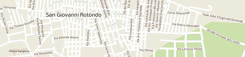 Mappa della impresa placentino michele a SAN GIOVANNI ROTONDO