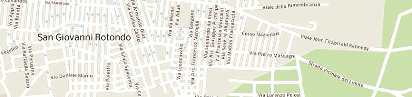 Mappa della impresa meneghini lorenzo a SAN GIOVANNI ROTONDO