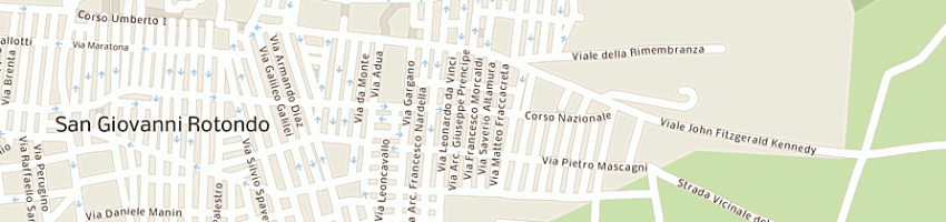 Mappa della impresa lci parrucchieri a SAN GIOVANNI ROTONDO