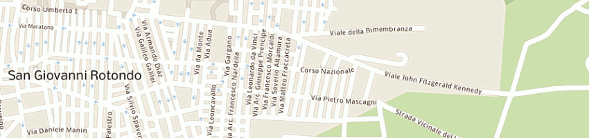 Mappa della impresa casa chic di longo michele e c snc a SAN GIOVANNI ROTONDO