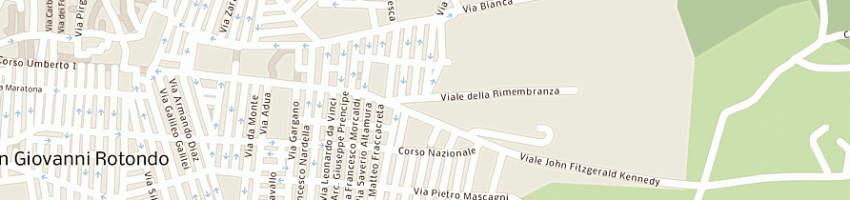 Mappa della impresa municipio a SAN GIOVANNI ROTONDO