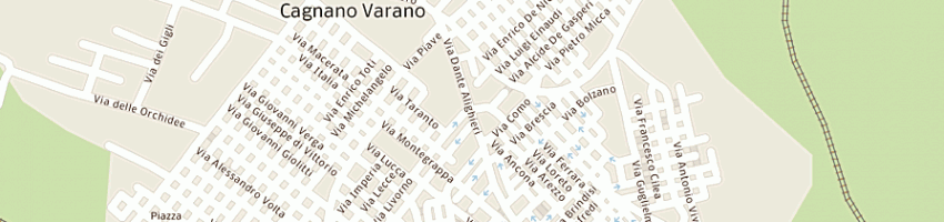 Mappa della impresa corpo forestale dello stato a CAGNANO VARANO