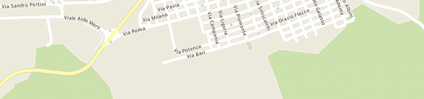 Mappa della impresa petrarulo pier paolo a LAVELLO