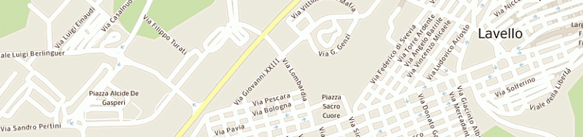 Mappa della impresa albano giuseppe a LAVELLO