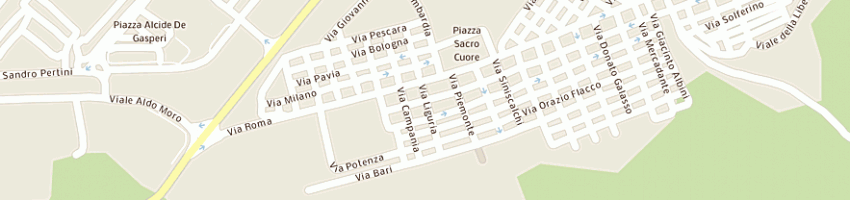 Mappa della impresa rosa savino antonio a LAVELLO