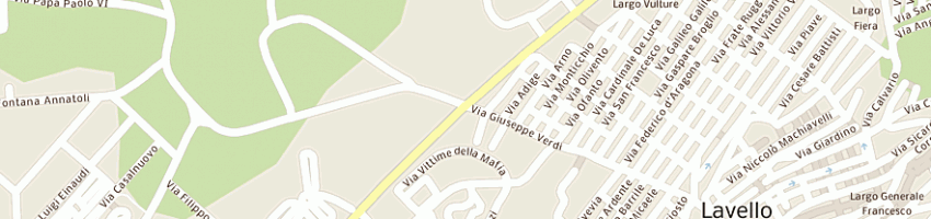 Mappa della impresa novimatic fratelli napoli srl a LAVELLO