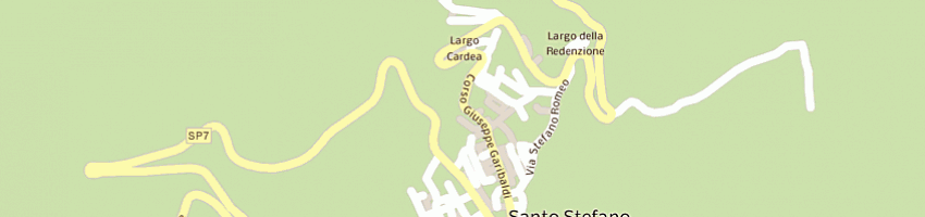 Mappa della impresa la genziana di maria dina giacomini e c sas a SANTO STEFANO IN ASPROMONTE