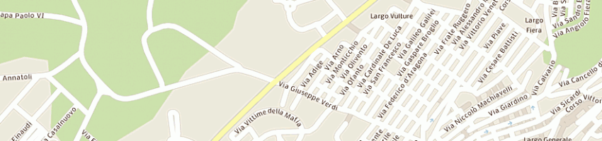 Mappa della impresa new car srl a LAVELLO