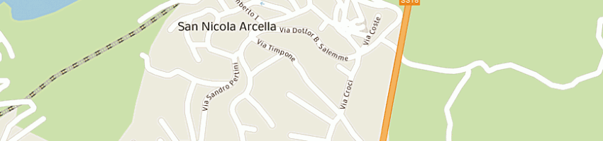 Mappa della impresa municipio  a SAN NICOLA ARCELLA