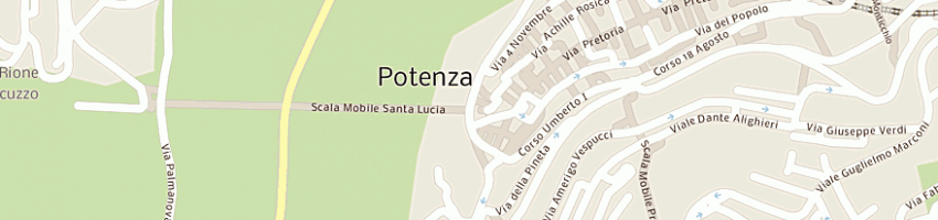 Mappa della impresa calabrese paolo a POTENZA