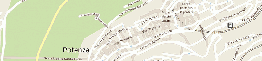 Mappa della impresa scavone prospero a POTENZA