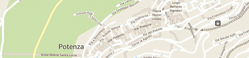 Mappa della impresa provincia di potenza a POTENZA