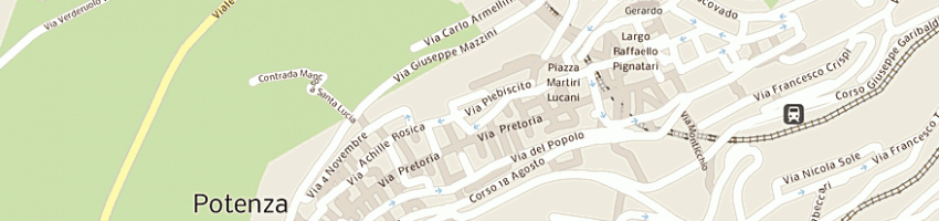 Mappa della impresa la dispensa alimentare di ruggieri rocco a POTENZA