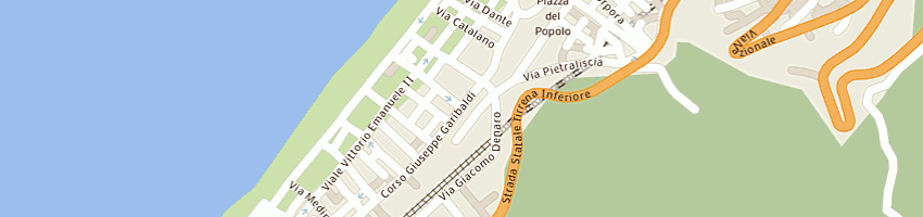 Mappa della impresa ftr - fratelli triulcio srl a BAGNARA CALABRA