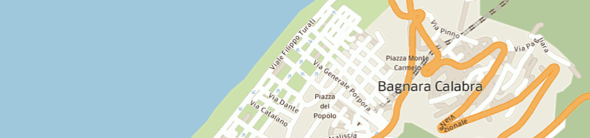 Mappa della impresa gioffre' rosario a BAGNARA CALABRA