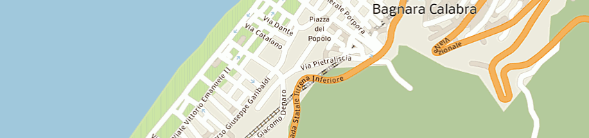 Mappa della impresa fava luigi a BAGNARA CALABRA