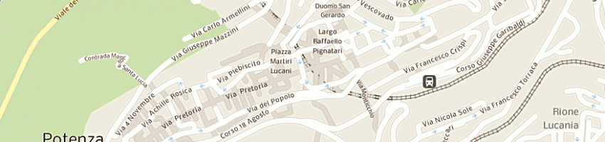 Mappa della impresa b e g sas di gabriele summa e c a POTENZA