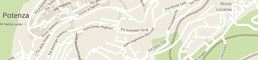 Mappa della impresa viscito e viscito tutti i frutti srl a POTENZA