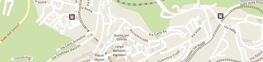 Mappa della impresa on data snc a POTENZA