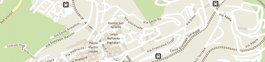 Mappa della impresa cooperazione edilizia del rag giuseppe pugliese a POTENZA