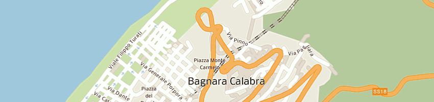 Mappa della impresa triulcio francesco a BAGNARA CALABRA