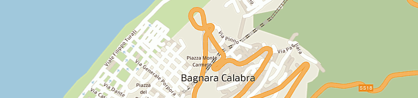 Mappa della impresa bilardi giuseppe a BAGNARA CALABRA
