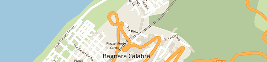 Mappa della impresa gabriel sposo sas di domenico borrello a BAGNARA CALABRA