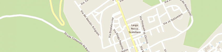 Mappa della impresa mollica donato a VENOSA