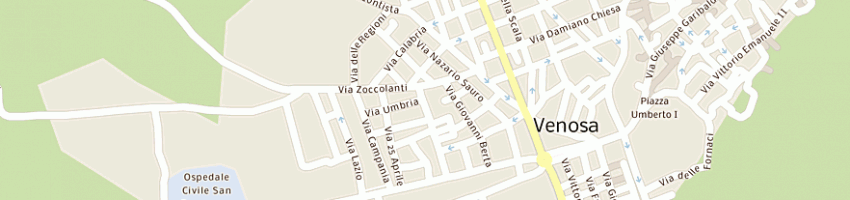Mappa della impresa evangelista amico a VENOSA