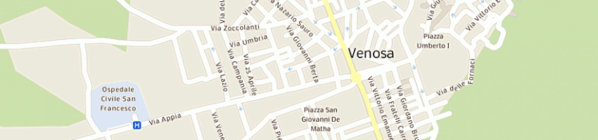 Mappa della impresa unitre universita' della terza eta' a POTENZA