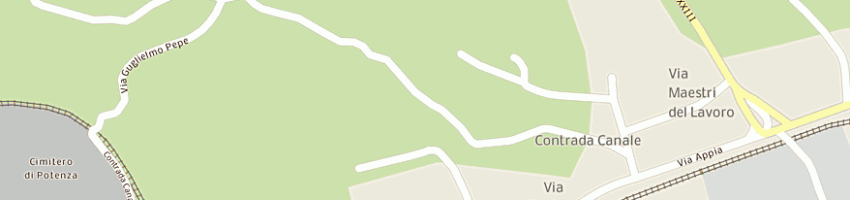 Mappa della impresa com - pass (srl) a POTENZA