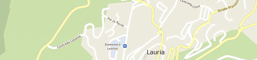 Mappa della impresa azienda sanitaria usl n 3 lagonegrese senise a LAURIA