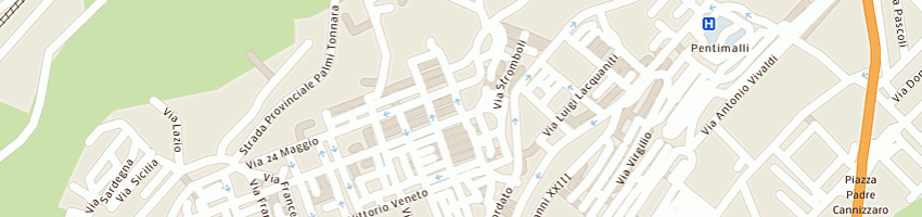 Mappa della impresa gallico domenico a PALMI