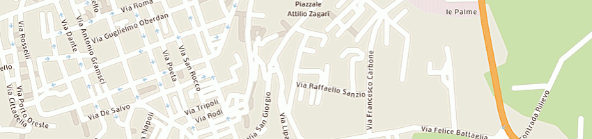 Mappa della impresa romola tiberino a PALMI