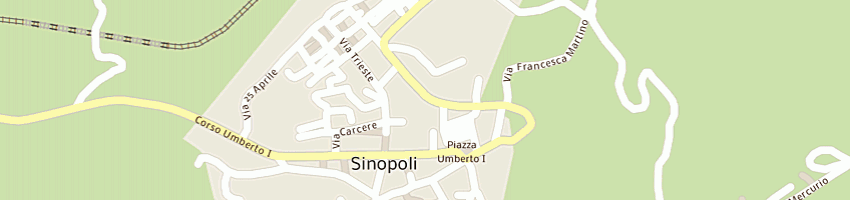 Mappa della impresa fallara ines a SINOPOLI