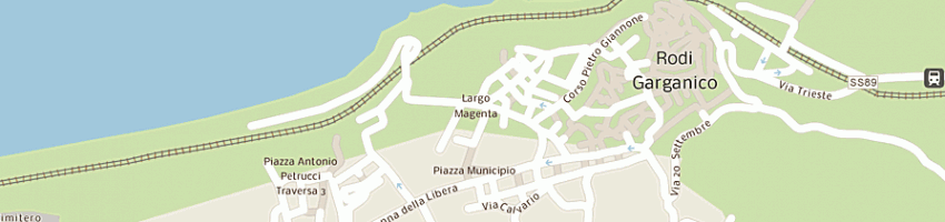 Mappa della impresa di lella giampiero a RODI GARGANICO