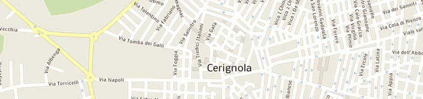 Mappa della impresa comunita' emmanuel a CERIGNOLA