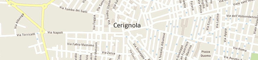 Mappa della impresa contact di corcella gennaro a CERIGNOLA