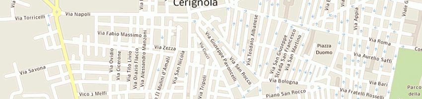 Mappa della impresa diocesi di cerignola-ascoli satriano - fondazione antiusura buon samaritano - centro di ascolto a CERIGNOLA